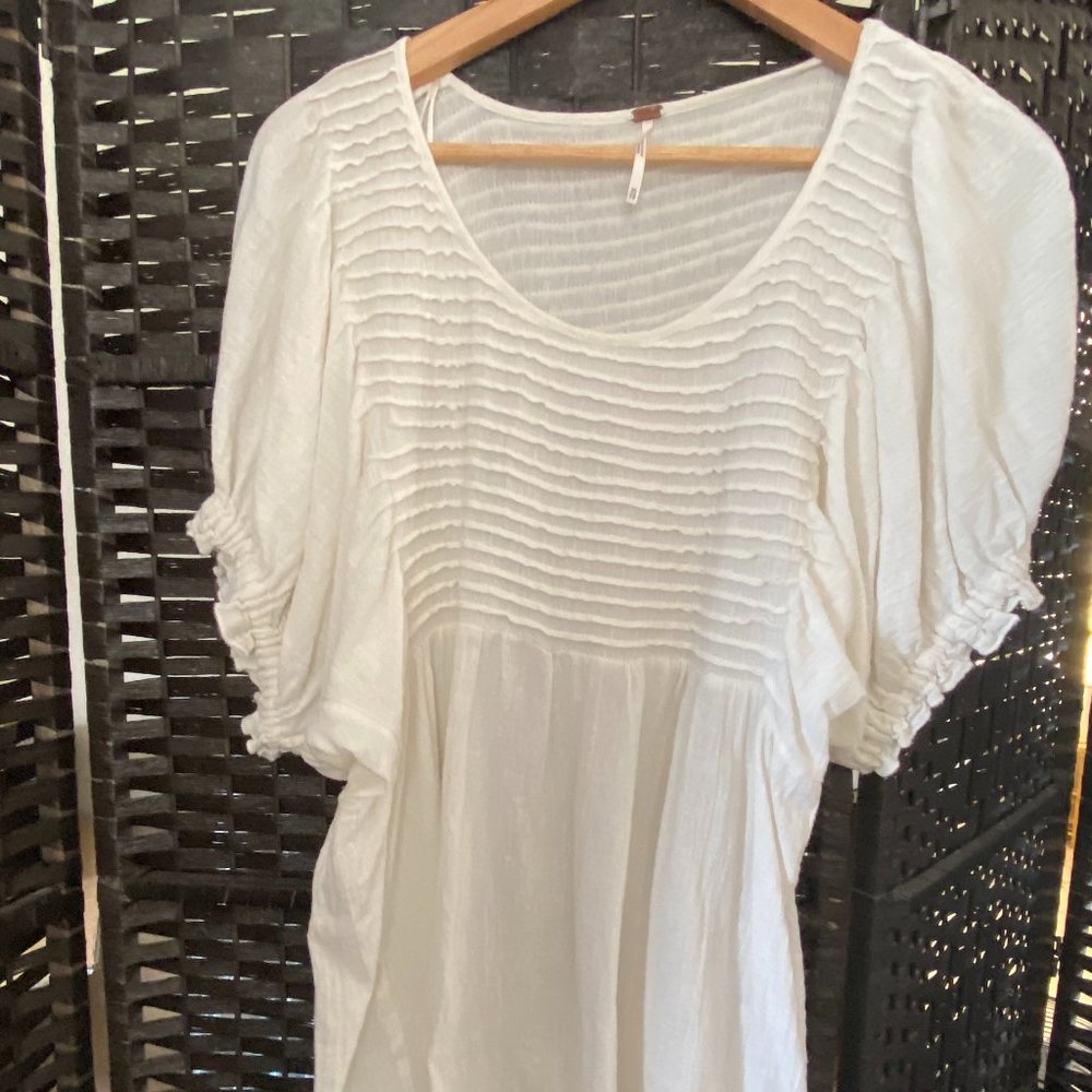 Free People mini dress or tunic, off-white, size xs